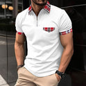 Men's Fashion Solid Color Casual Short Sleeve