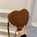 Women's Bag Western Style Leisure Fashion Heart Bag Girl Crossbody Shoulder