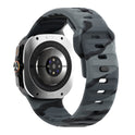حزام سيليكون قابل للتطبيق على ساعة Ultra Wave Reverse Buckle مقاس 47 مم