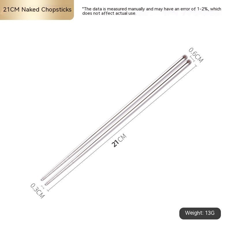 Stainless Steel Hollow Chopsticks