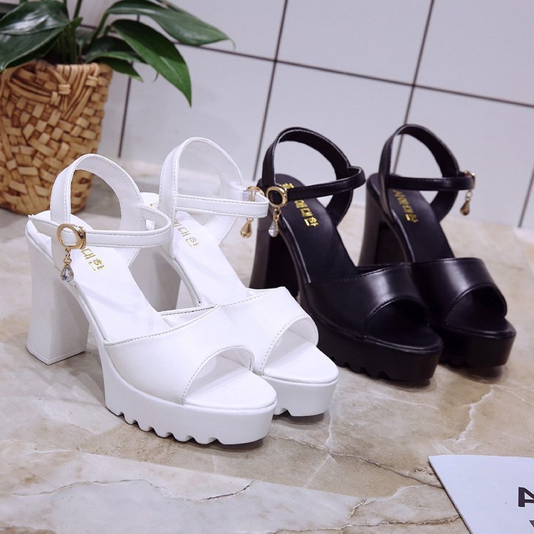 Women's Summer High Heel Chunky Heel Platform Platform Sandals