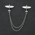 Fashion Simple Men's Chain Rudder Brooch