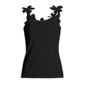 Casual Outdoor Women's Elegant Stitching Three-dimensional Flower Design Sling Top