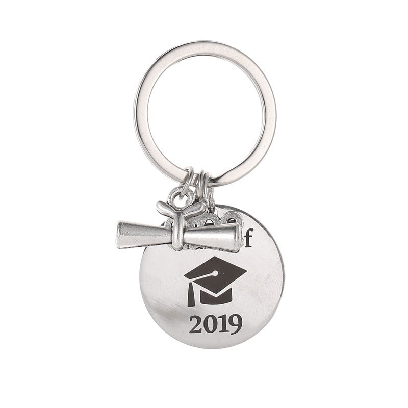 Graduation Season Gift Class Of Stainless Steel Keychain