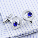 Men's Fashion Zircon Crystal Shirt Cufflinks