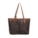 Fashion Trend Printed Shoulder Bag Retro Women's Large Capacity Two-piece Set