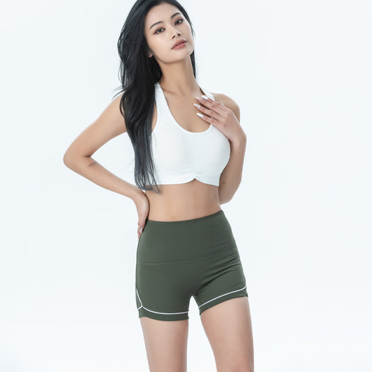 Dance Fitness Yoga Shorts Slim Fit Shaping Peach