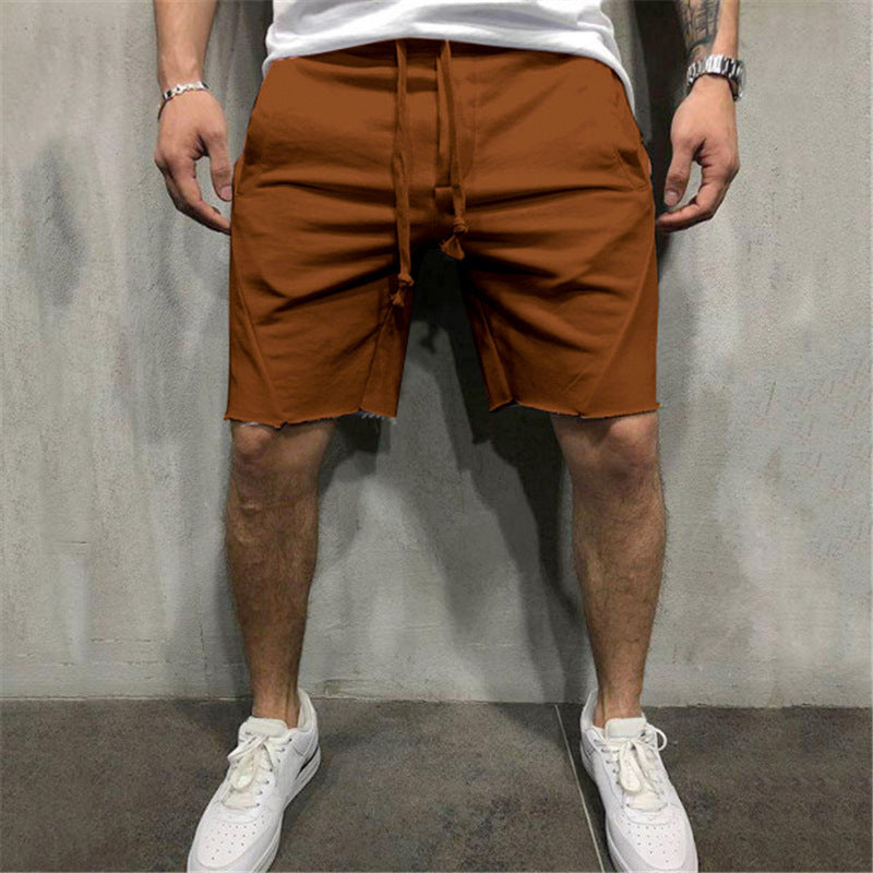 European And American Fitness Men's Solid Color Shorts