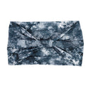 European And American New Tie-dye Sports Sweat-absorbent Hair Band Women's Super Wide Headscarf