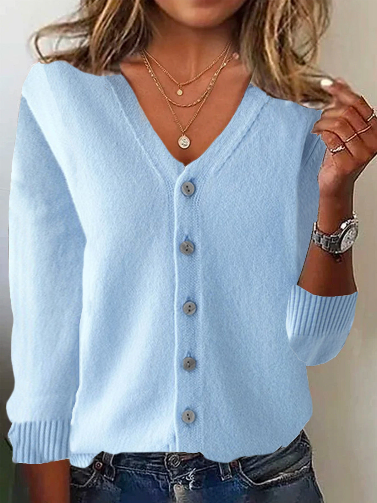 Women's Spring And Summer Knitted Sweater Coat