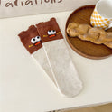 Funny Couple Cute Cartoon Big Stereo Eyes Tube Socks