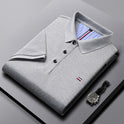 Polo Shirt Men's Summer Lapel Short-sleeved T-shirt Trendy Summer Top Lightweight Casual Collared