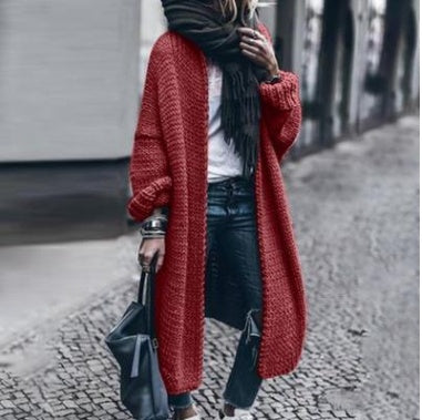 casual woolen sweater coat