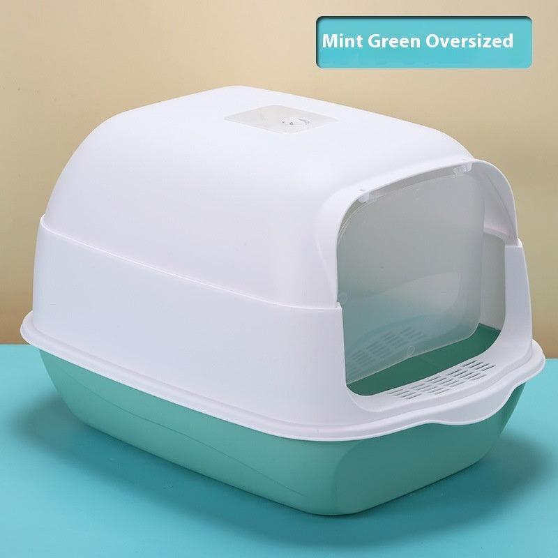 Litter Box Fully Enclosed Cat Toilet