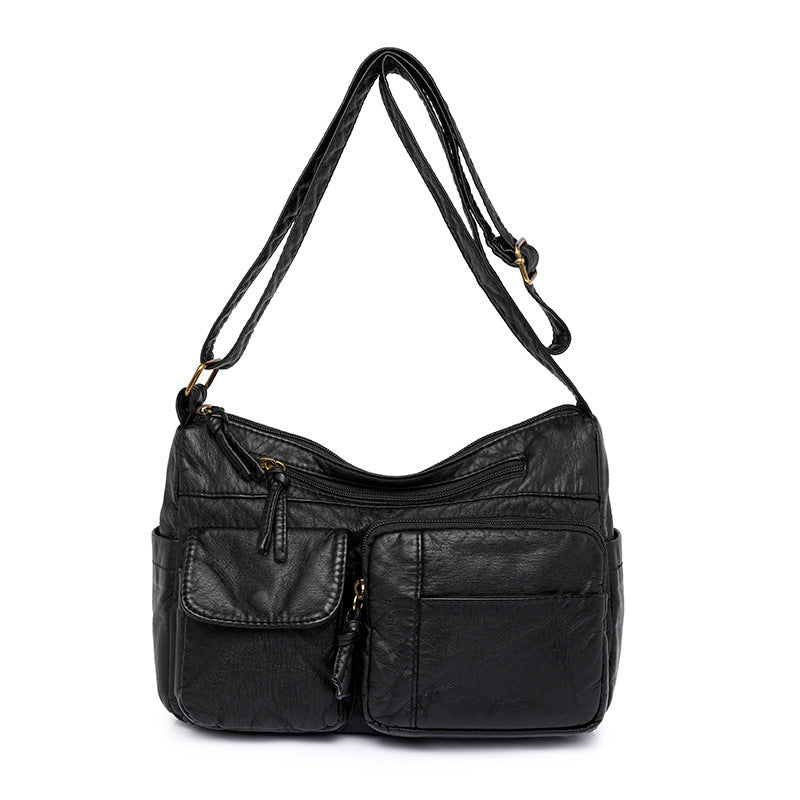 Washed High Quality Crossbody Bag Women's Fashion Trend