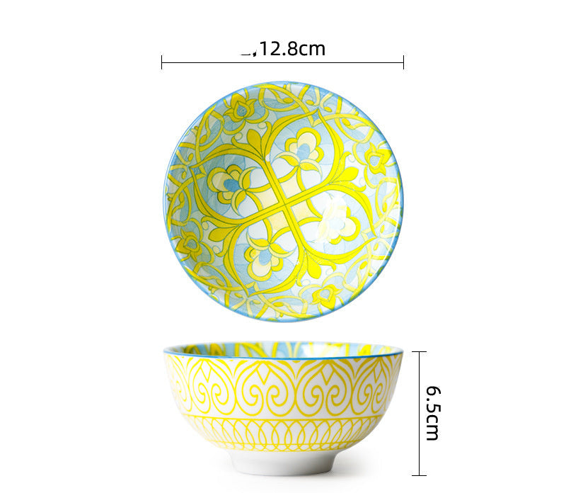 Ceramic Tableware Household Soup Porridge Bowl