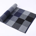 Men's scarf wool plaid scarf scarf winter scarf processing wholesale gift ladies knitting stitching