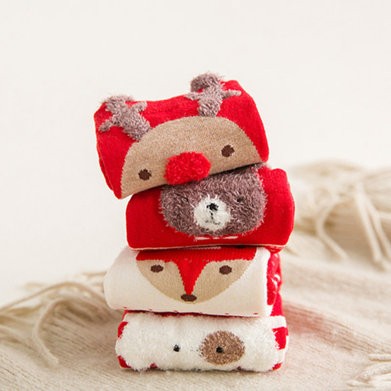 Christmas Cotton Socks For Red Lovers In This Year