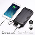 Solar Power Bank Outdoor Portable Compass Mobile