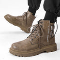 High-top Shoes All-match British Work Shoes Winter Thick Bottom Hiking Boots