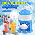 Portable Manual Ice Crushers Hand Crank Ice Shaver Shave Ice Machine Smoothie Maker Household Kitchen Bar Ice Blender Drink Tool Summer Gadgets