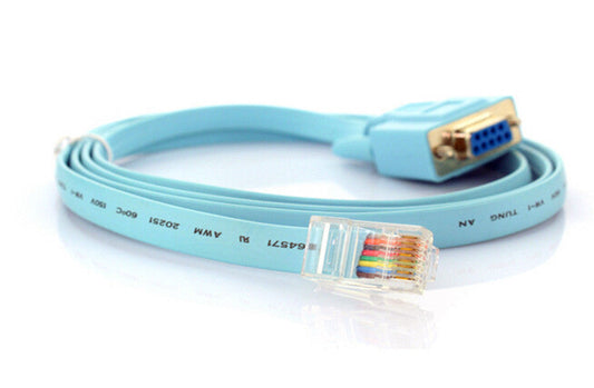 Network Cable Crystal Head To COM Nine-pin Router Configuration Line