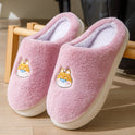 Autumn And Winter Home Indoor Outdoor Keep Warm Lightweight Platform Cute Cotton Slippers