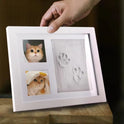 Pet Hand And Foot Print Photo Frame Cat Paw Print Footprint Print Mud DIY Dog Palm Print Commemorative Photo Frame Set Up