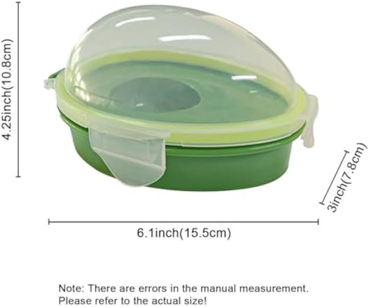 حافظة طعام الأفوكادو القابلة للتمدد، حافظة الأفوكادو للثلاجة، حافظة الأفوكادو الطازجة، تخزين الأفوكادو المحمول والقابل لإعادة الاستخدام، حافظة الأفوكادو، مقاس واحد