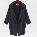 Women Autumn Loose Cardigan Sweater Coat Jacket