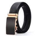 Men's Automatic Leather Buckle Business Belt