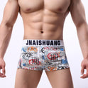 Men's Cotton Arrow Pants Men's Trendy Printed Arrow Pants Sexy Loose Boxer Briefs