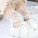 Lace Breathable Fairy Socks Transparent Mid-calf