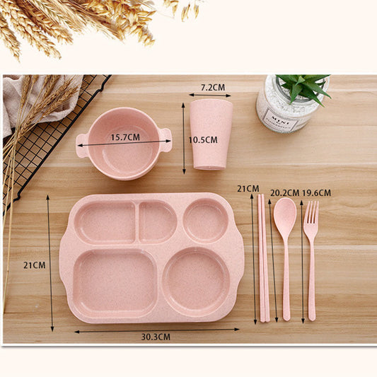 Wheat straw cutlery set