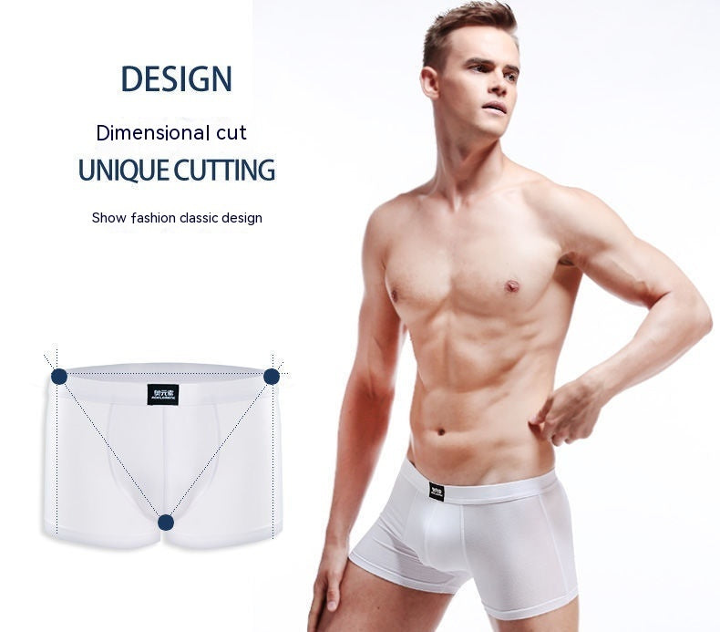 Men's Underwear Men's Boxer Summer Ice Silk