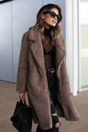 Woolen long coat