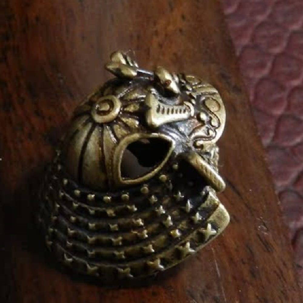 Brass Warrior Helmet DIY Buckle Umbrella Rope Pendant