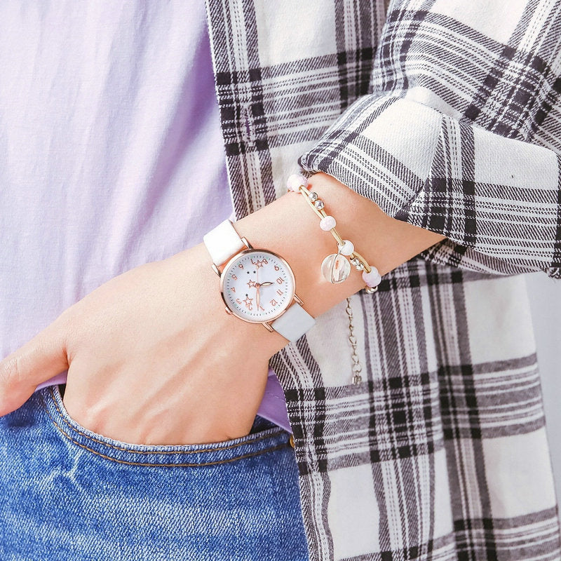 Simple Fashion Five-pointed Star Luminous Watch