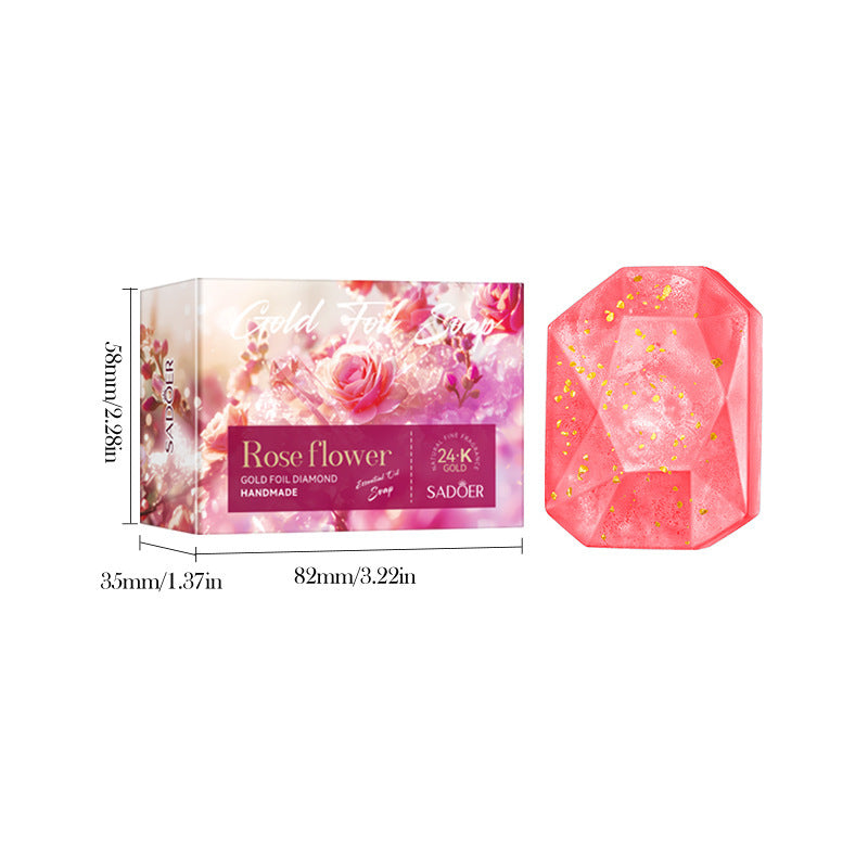 Rose Gold Foil Essential Oil Soap