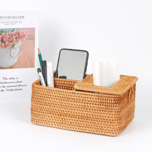 Rattan Tissue Box Multi-purpose Simple Home