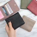 Women's Leather Wallet Short And Simple Multifunctional Coin Purse