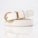 All-match Student Trousers With Decorative Belt Women's Casual Pin Buckle Belt