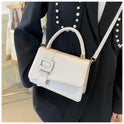 Korean Style Simple Fashion Shoulder Textured Small Square Bag