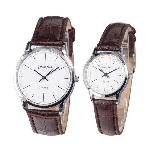 Simple Fashion Belt Business Men's Watch