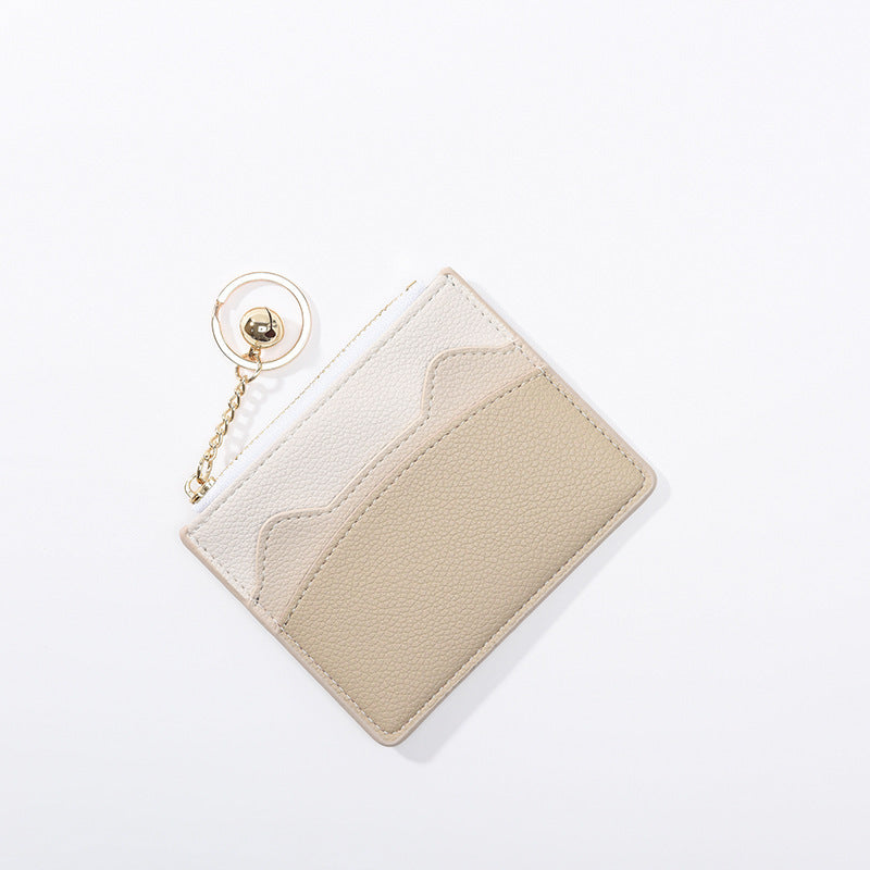 Solid Color New Japanese And Korean Style Thin Women's Wallet