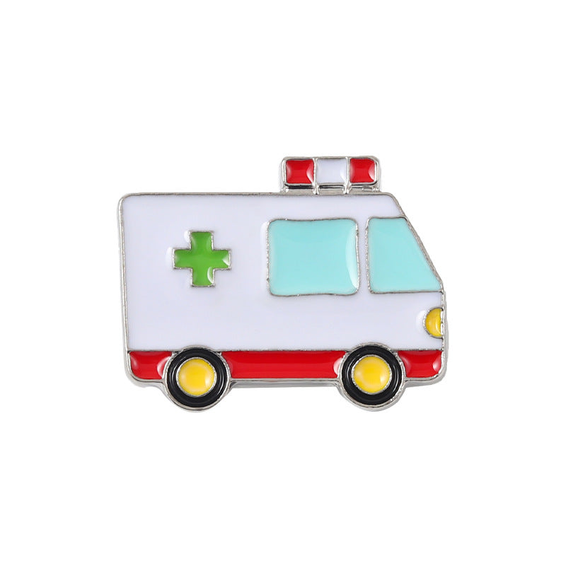 Cartoon Vehicle Series Alloy Jewelry Brooch