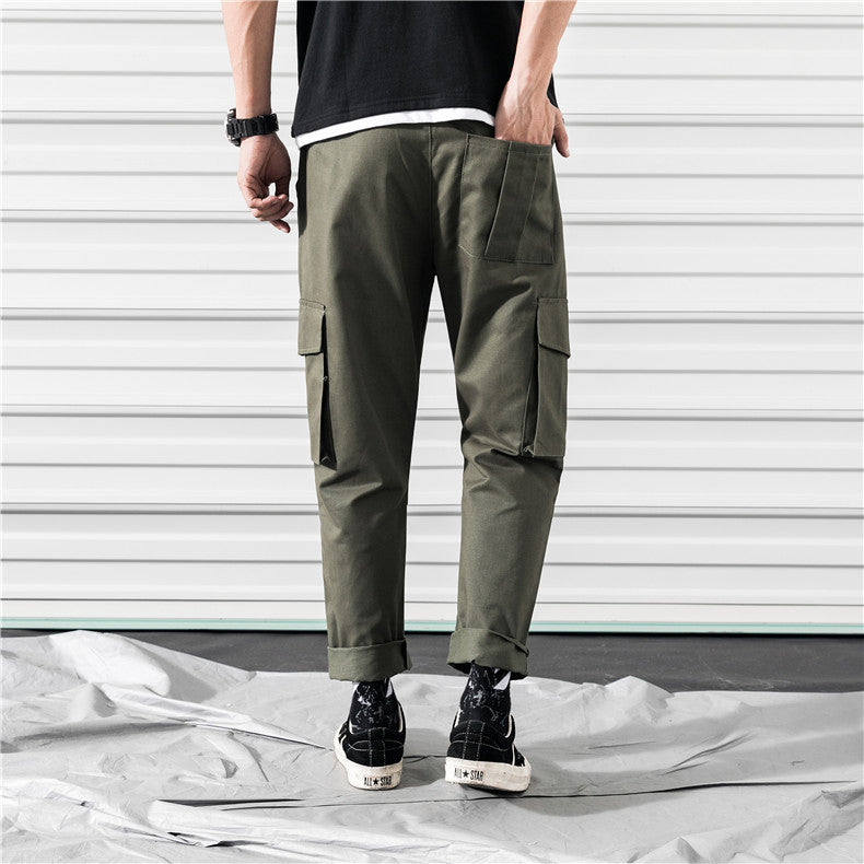 Men's overalls straight pants