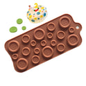 Button silicone chocolate mold