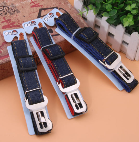 Pet Car Seat Belt Cowboy Retractable Seat Belt