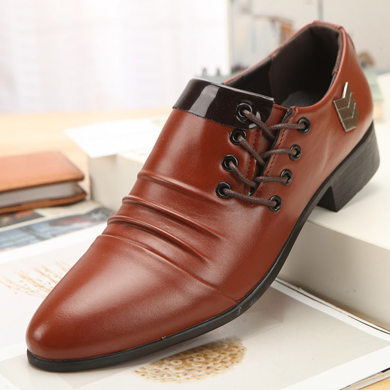 Formal Men's Shoes Lace-up Wedding Shoes